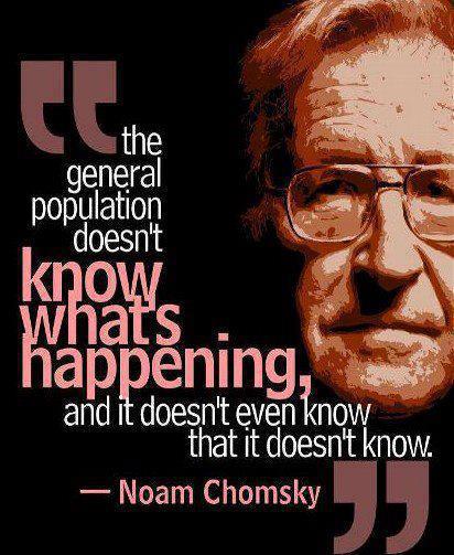 Noam Chomsky - Tellin' it like it is for years
